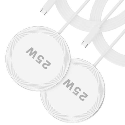 Image of 25W Magnetic Portable Fast Wireless Charging Pad for Apple iPhone Series