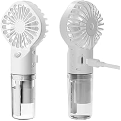 Ventilador Pulverizador Agua Casero MODGAL Ventilador con agua, Ventilador recargable USB Mister Portable, Mini ventilador Ventilador doméstico Pulverizador agua Pulverizador Ventilador para viajes Oficinas en el hogar