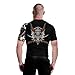 FORMONIES POD Samurai Ranked Compression No Gi Jiu Jitsu Rash Guard Mens Short Sleeve BJJ MMA Training Fightwear (US, Alpha, X-Large, Regular, Regular, Brown)