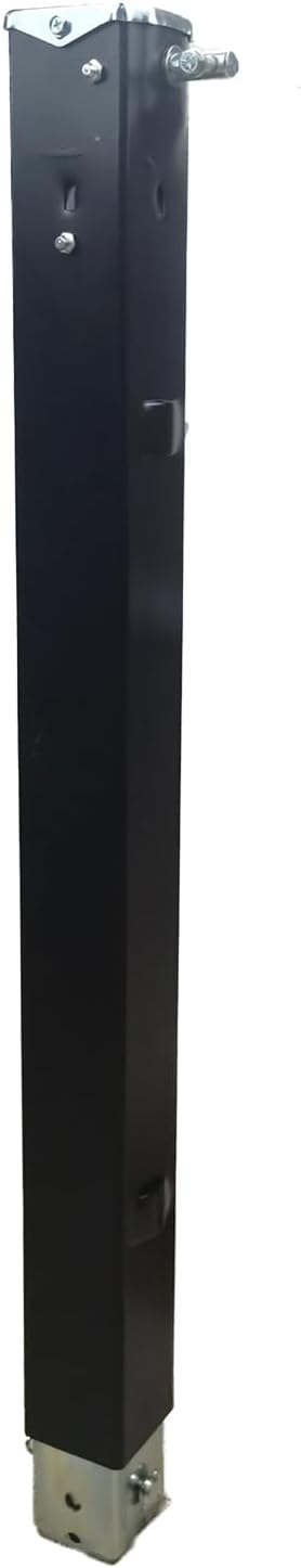 Black RV Landing Gear Leg 29-1/2" Drop Leg & Snap Pin, 4000 lb Load Capacity, Compatible with Lippert Venture, Atwood & Stromberg Carlson Systems