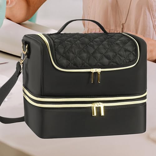 Trousse de rangement manucure pour rassembler kits d'ongles et accessoires