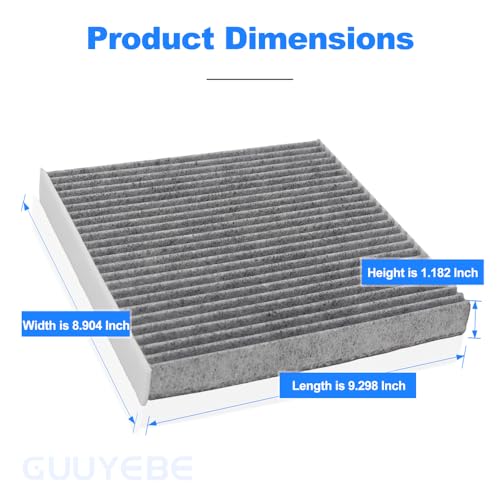 Image of Cabin Air Filter With Activated Carbon,For Honda Accord Civic CRV Pilot Odyssey Ridgeline,For Acura TL MDX TSX RDX ZDX ILX,Replacement For CF10134 CP134 10134