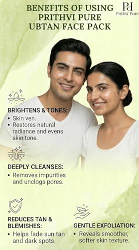 Image of Neem & Ubtan Multani Mitti Combo Pack | 200g Each | 100% Organic Fuller's Earth for Face, Hair & Skin | Natural Acne Control, Oil Control & Glow Face Pack