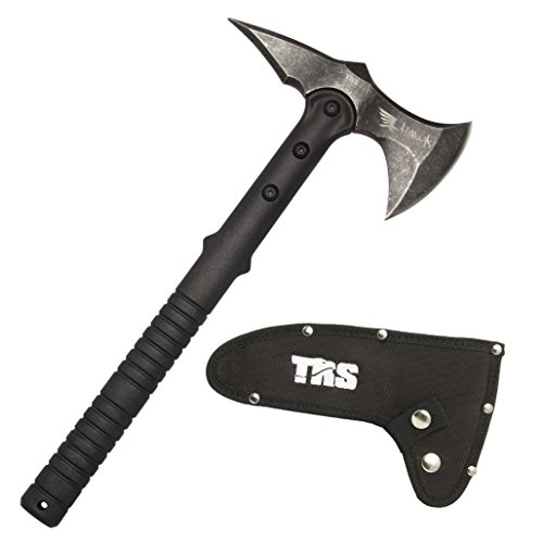 TRS Tomahawk Throwing Axe - 15-Â½ Inch Combat Throwing Hatchet with Nylon Sheath