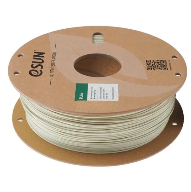 Image of eSUN High Speed PLA+ Filament 1.75mm, 3D Printer Filament Speedy PLA Plus for Fast Printing, Dimensional Accuracy + /- 0.03mm, 1KG (2.2 LBS) Light Khaki