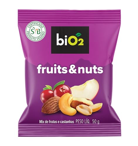 Bio2 Snack Fruits, 6x50g, 6 Unidades