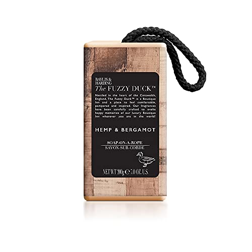 Savon de chanvre et bergamote sur corde Baylis & Harding The Fuzzy Duck pour homme - Vegan Friendly Cover