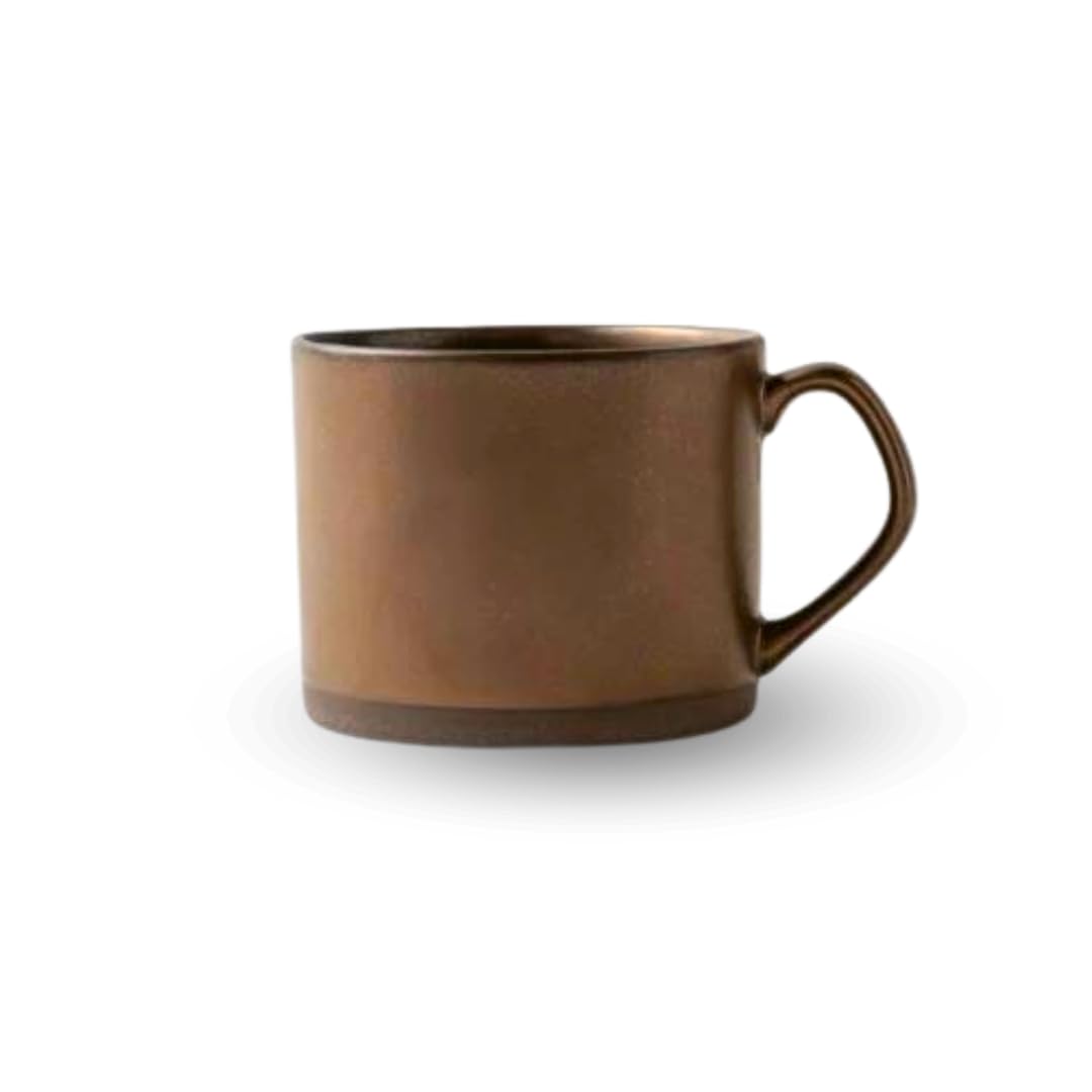 Syokkidana Mino Ware Antique Gold Straight Mug 12oz Pottery Japan