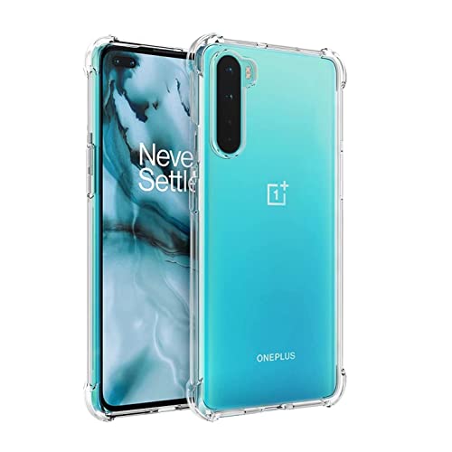 Image of Case Creation Brand - Mobile Cover for Oneplus Nord (Soft & Flexible Back Case), Transparent