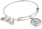 Alex and Ani Charity By Design Lighthouse - Leukemia and Lymphoma Society Rafaelian Silver Bangle Bracelet, 2.4