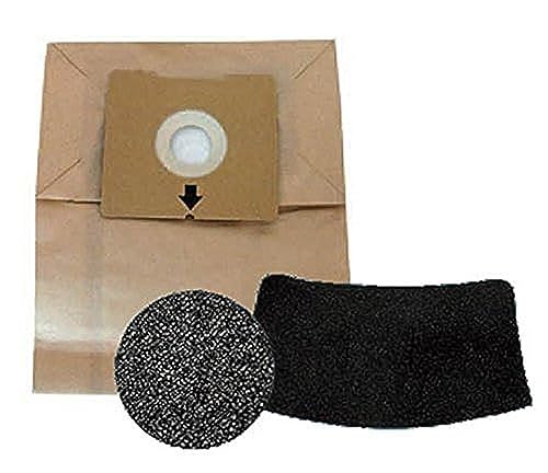 Image of Bissell 5 Bag & Filter Kit for 4122 Zing Bagged Canister, New Genuine OEM Part, 1480