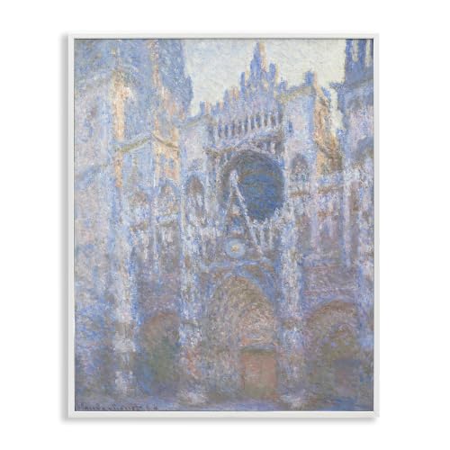 Rouen Cathedral West Facade, 24 x 30 Inch Framed Giclée Print