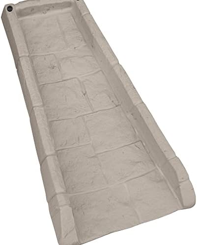 Suncast Resin SB24 Rain Gutter Downspout Splash Block, Light Taupe
