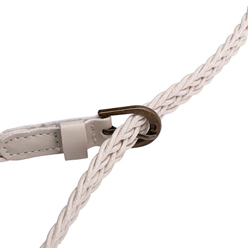 Chic Diary Women Braided Waist Belt Skinny Woven Belt For Dress #TOP2