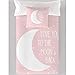 COTTON ARTean Saco nordico con Relleno Moon Pink Cama 90 x 190/200....