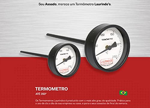 Termômetro para Forno Iglu a Lenha Haste 10cm T2 350ºc