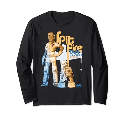 T-shirt Star Wars aquarelle manches longues idéal pour vos soirées pop culture