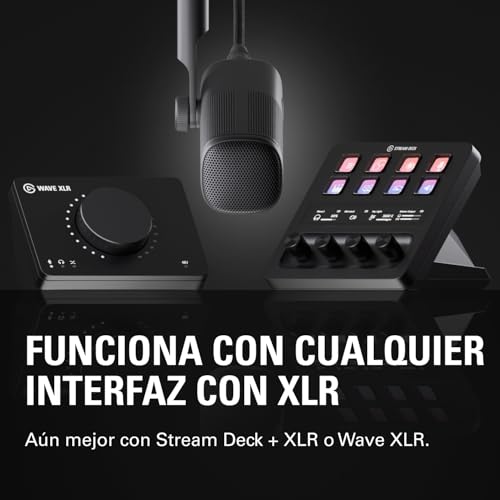 Variante de Elgato Wave DX micrófono XLR dinámico cardioide para voz