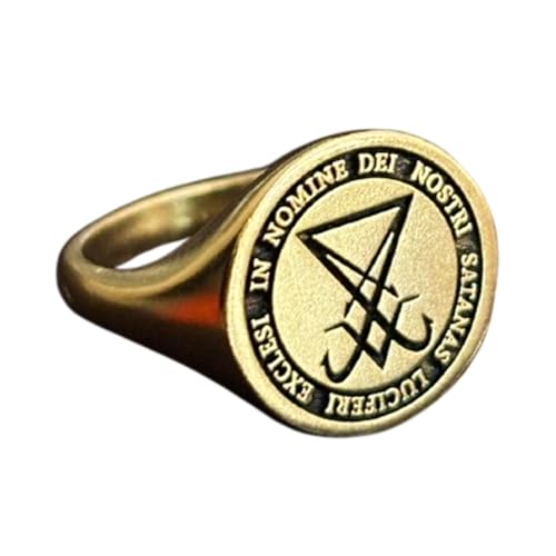 Sceau de Lucifer bague cadeau idéal pour passionné d'occultisme