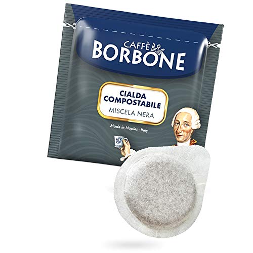 Caffè Borbone - Cialde Miscela Nera - Confezione da 50 Pezzi - Filtro in Carta da 44mm