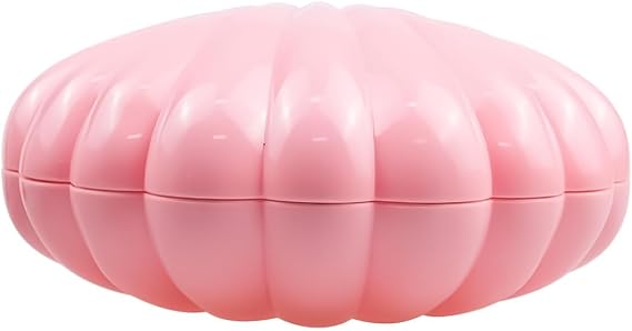 Ballerina Music Box with Mirror, Bowl Music Box with Melody Trinkets Jewelry Storage Case for Girls Women Home Decoration Gifts (Dark Pink)