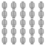 yeesport 25PCS 1/2-Inch Liquid Tight Connectors, Nonmetallic Liquid Tight Straight Conduit Connector