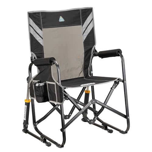 Image of GCI Outdoor Stowaway Rocker - Varsity Black /Gray