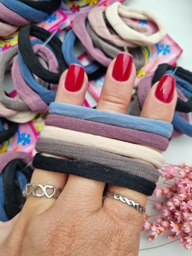 Kit 144 Elásticos De Cabelo Xuxinha De Cabelo Elástico De Amarrar Cabelo Prendedor De Cabelo Pacote