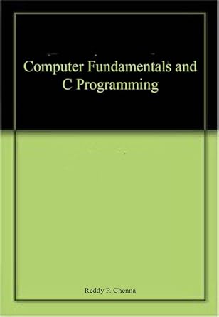 Amazon.in: Buy Computer Fundamentals and C Programming Book Online at ...