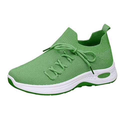 Zapatillas de correr para mujer negro ortopédicas y cómodas para caminar en exteriores