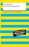 henrik ibsen  Nora (Ein Puppenheim). Textausgabe mit Kommentar und Materialien: Reclam XL – Text und Kontext
