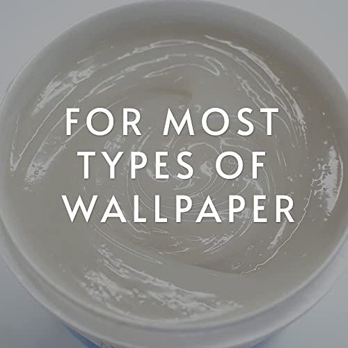 Roman Products 012401 Pro-880 Wallpaper Adhesive & Paste For Any Wallcovering - Ultra Clear, 1 Gallon, White #TOP1
