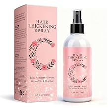 Hair Thickening & Volume Spray, Root Lifter for Fine Thin Hair, Instantly Thicker, Fuller, Keratin Repair Texturizing Spray for Women & Men - 8.5oz