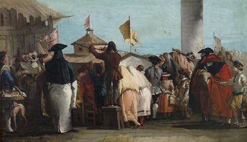 Tableaux Toile Domenico Tiepolo Image Déco Décoration Murale