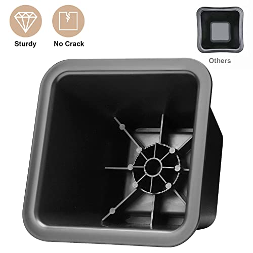 Usion Bed Risers 4 Inch, Set Of 6 Bed Lifts Risers Up To 3300 Lbs,Square Risers Blocks For Sofa,Table,Couch,Chair Or Desk,Dorm Room(Black) #TOP3