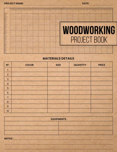 Woodworking Project Book: Log Book and Planner to Sketch Projects List, Materials and Shopping Lists ,Gift for Wood working Lovers. image 2