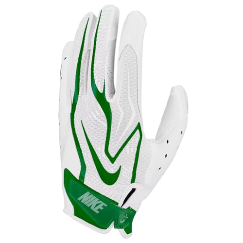 Nike Vapor Jet 9.0 gants football Magnigrip+ paume, blanc/vert