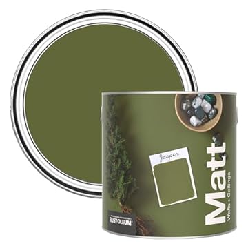 Rust-Oleum Colours Matt Emulsion Wall and Ceiling Paint - Jasper 2.5L