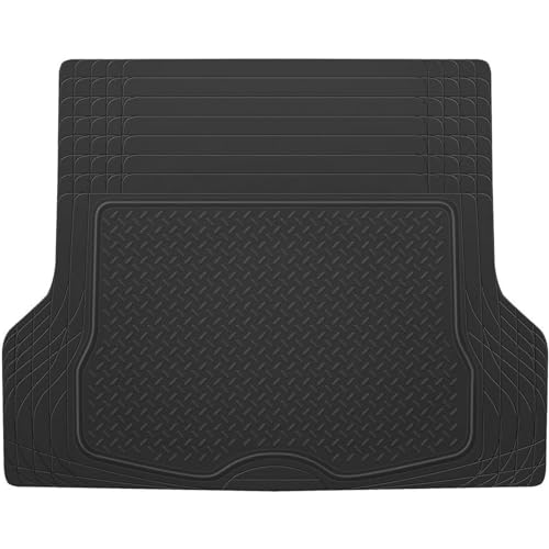 Los 5 Mejores Modelos de Organizadores Maletero para carro 49 RUAKIVA Tapete de Cajuela,Tapete de Carga Resistente al Desgaste,Protección para Todo Clima,Impermeable y Cortable,Adecuado para Tapetes y Alfombras para Automóviles,Camiones y...