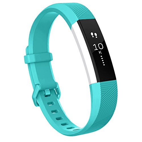 Vancle Fitbit Alta HR Bands, Classic Accessory Alta HR and Alta Band Replacement Wristband for Fitbit Alta 2016 / Fitbit Alta HR (Teal, Large)