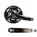 GYAM 170mm 3X10s 40-30-22T Juego de bielas 96/64 PCD Plato de Dos Piezas Chianwheel para MTB Mountain Bike Bicyle