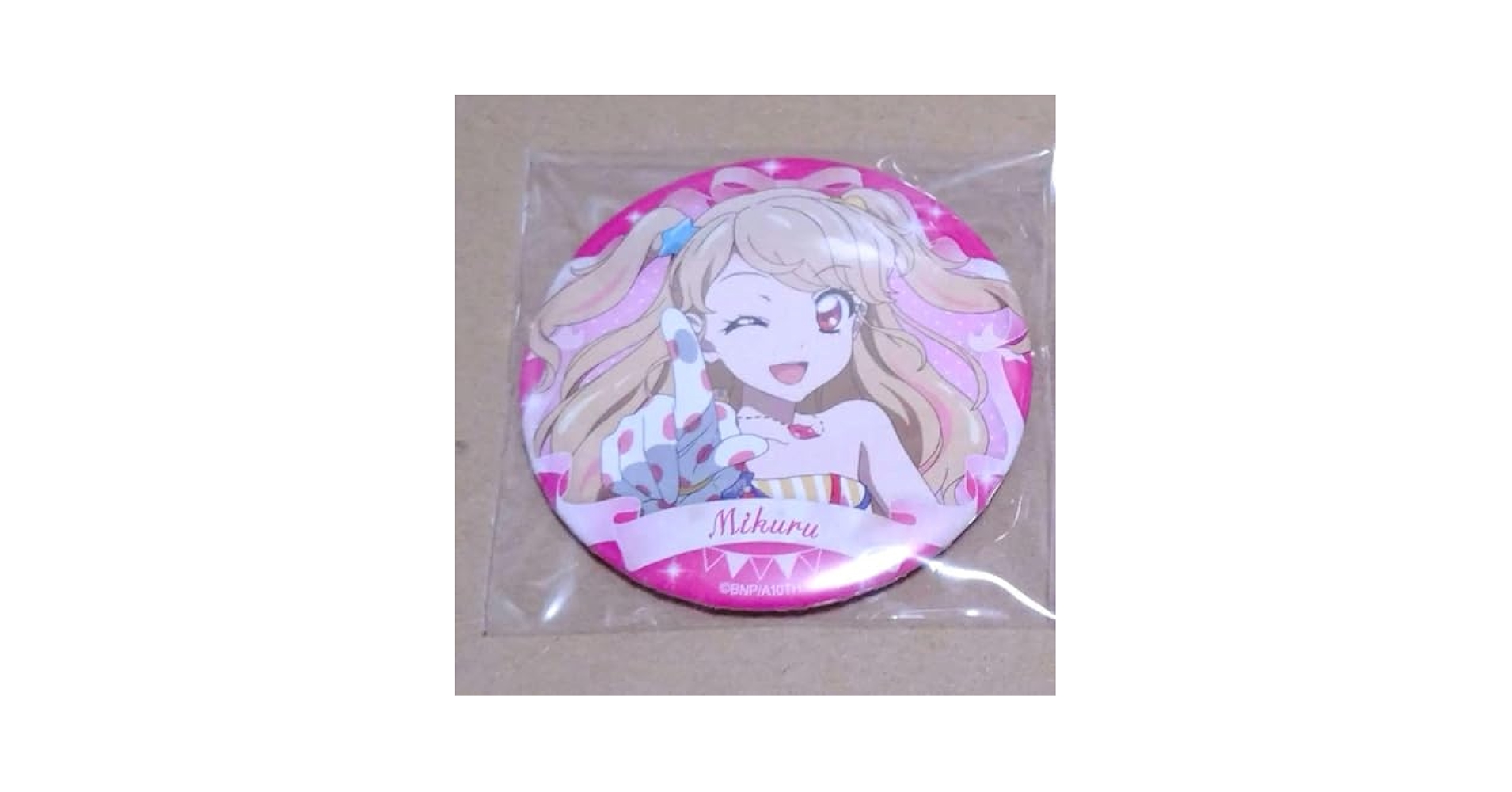 アイカツ バースデー缶バッジ 缶バッジ 夏樹みくる 4点 未使用品 夏樹みくる アイカツ！ バースデー缶バッジ season2