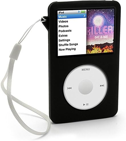 BAB igadgitz Silicone Skin Case for iPod Classic (Black)