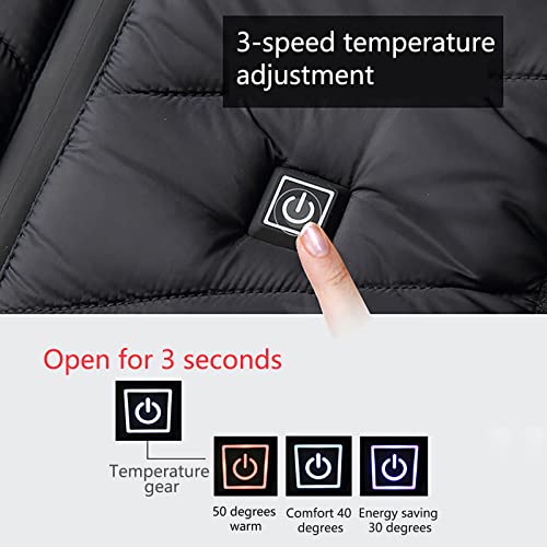 Children Heating Vest with Battery Pack Heated Gilet Electric USB Rechargeable Winter Heated Body Thermal Waistcoat4