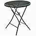 Prime Products 13-5089 Black Steel Bistro Table