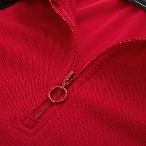 JACK SMITH Women Short Sleeve Moisture Wicking Sport Golf Polo Shirt Tops Small Red #023