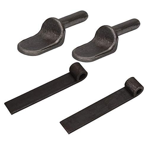 2 x Correa bisagra y perno para tráiler y camión lado trasero portón