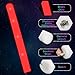 Foam Glow Sticks Bulk, 40 Pack Red Light Up Foam Sticks 3 Modes, Glow Party Supplies for Valentine's Day, Wedding,Raves, Carnival, Concert, 4th of July, Halloween, Christmas
