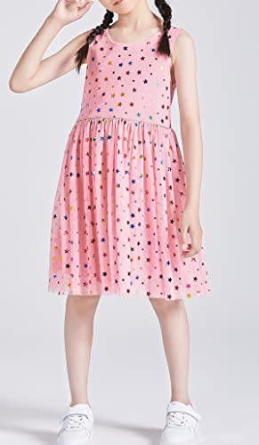 DaniChins Girls Sleeveless Tutu Dress Layered Tulle Sparkle Dress for Girls3