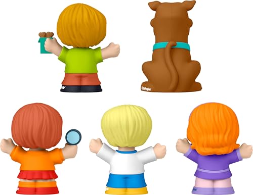 Image of Little People Collector Scooby-Doo Cartoon TV Series Special Edition Set for Fans, 5 Figures in a Display Package ​